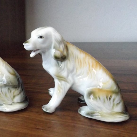 Vintage porcelain dogs figurines (#EV1496) - Picture 5 of 6